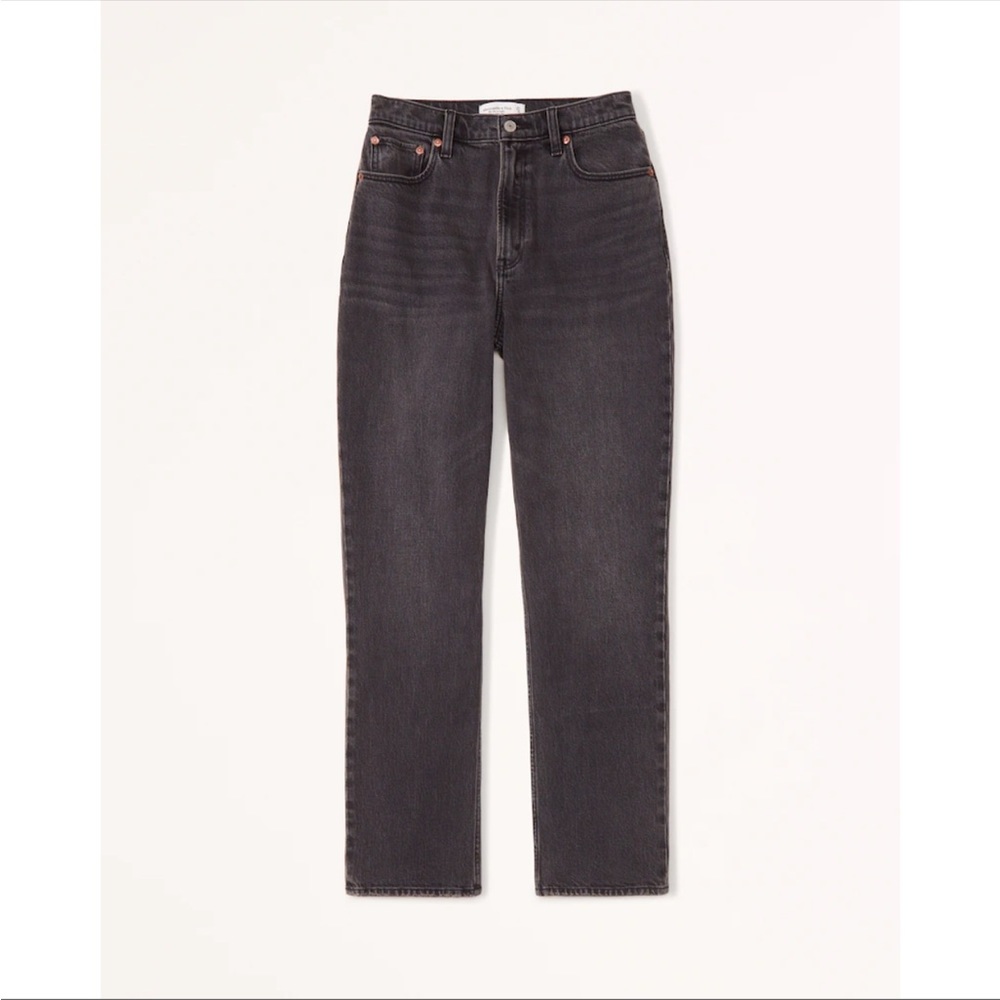 Abercrombie Curve Love Ultra High Rise 90s Straight Jean